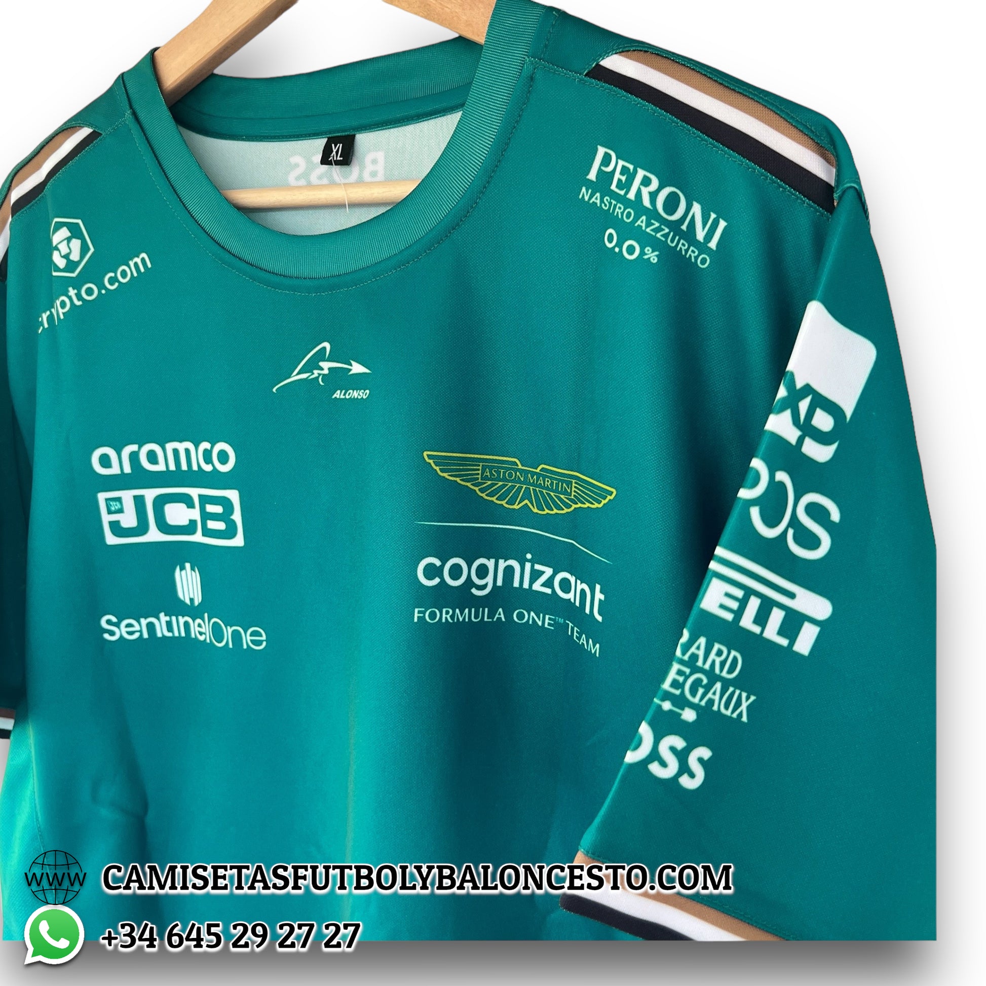Camiseta Aston Martin Alonso 2023 – camisetasfutbolbaloncesto