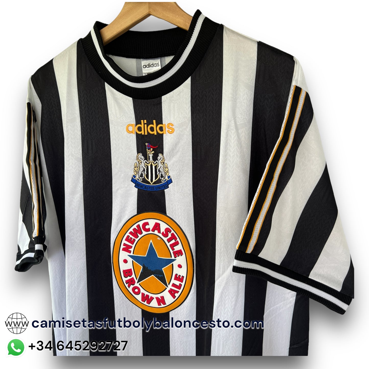 Camiseta Newcastle 1997-1998 Local