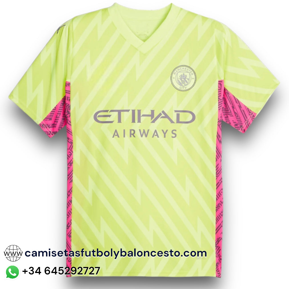 Camiseta Manchester City 2023-2024 Portero Alternativa