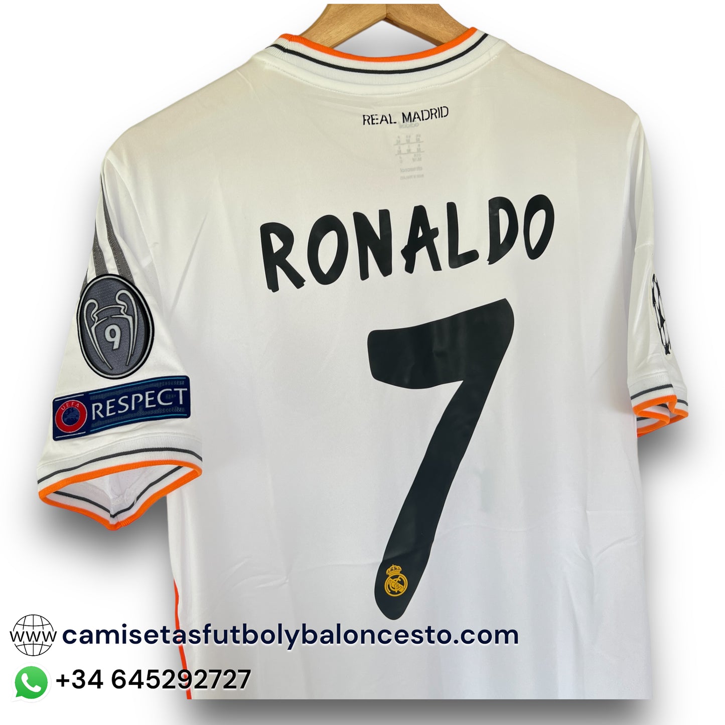 Camiseta Real Madrid 2013-2014 Local Final UCL