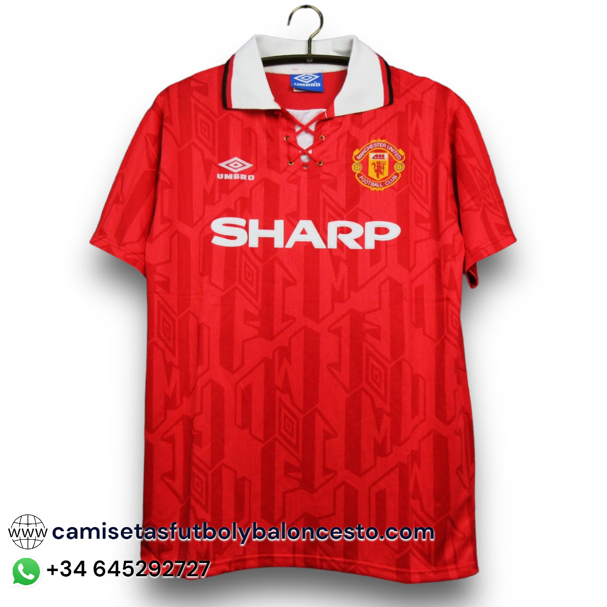 Camiseta Manchester United 1992-1994 Local