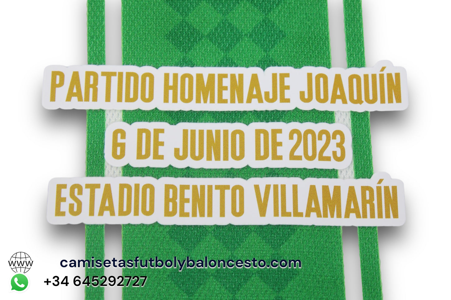 Camiseta Real Betis 2023-2024 Homenaje Joaquín