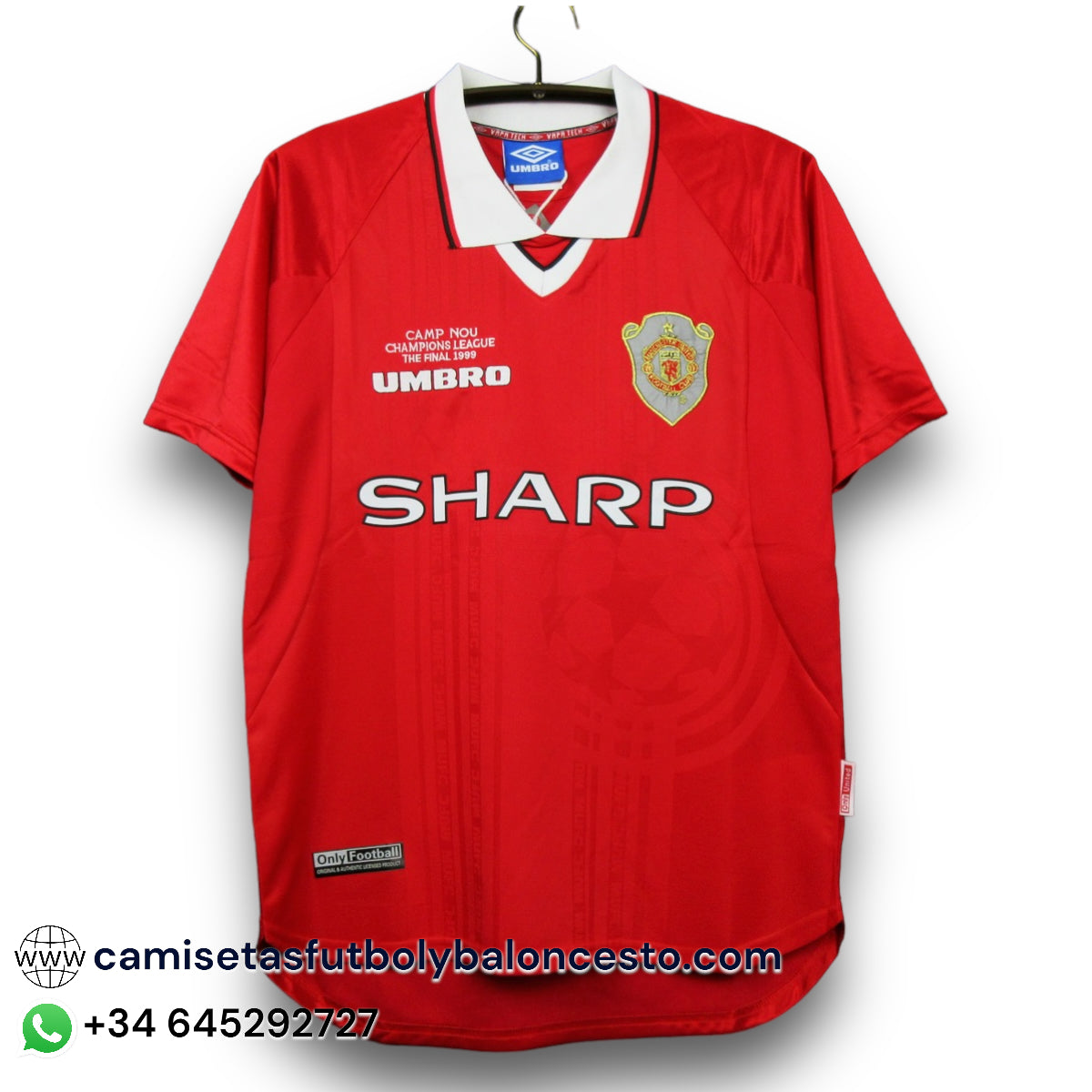 Camiseta Manchester United 1999-2000 Local Final UCL