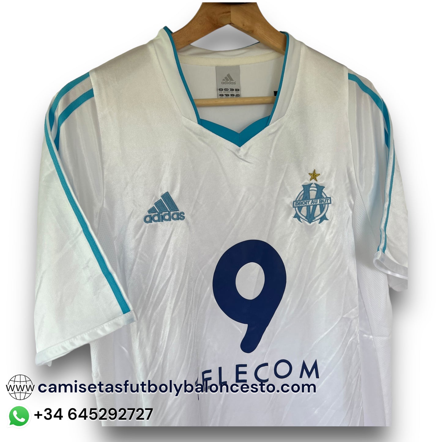Camiseta Olympique de Marsella 2002-2003 Local
