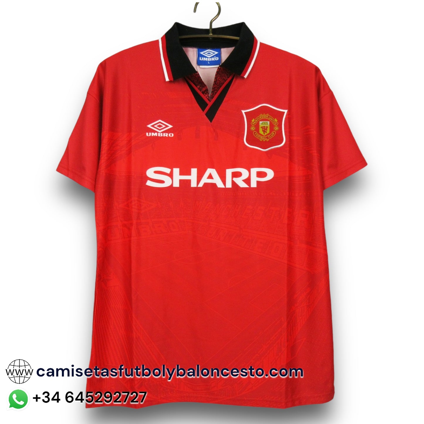 Camiseta Manchester United 1994-1996 Local