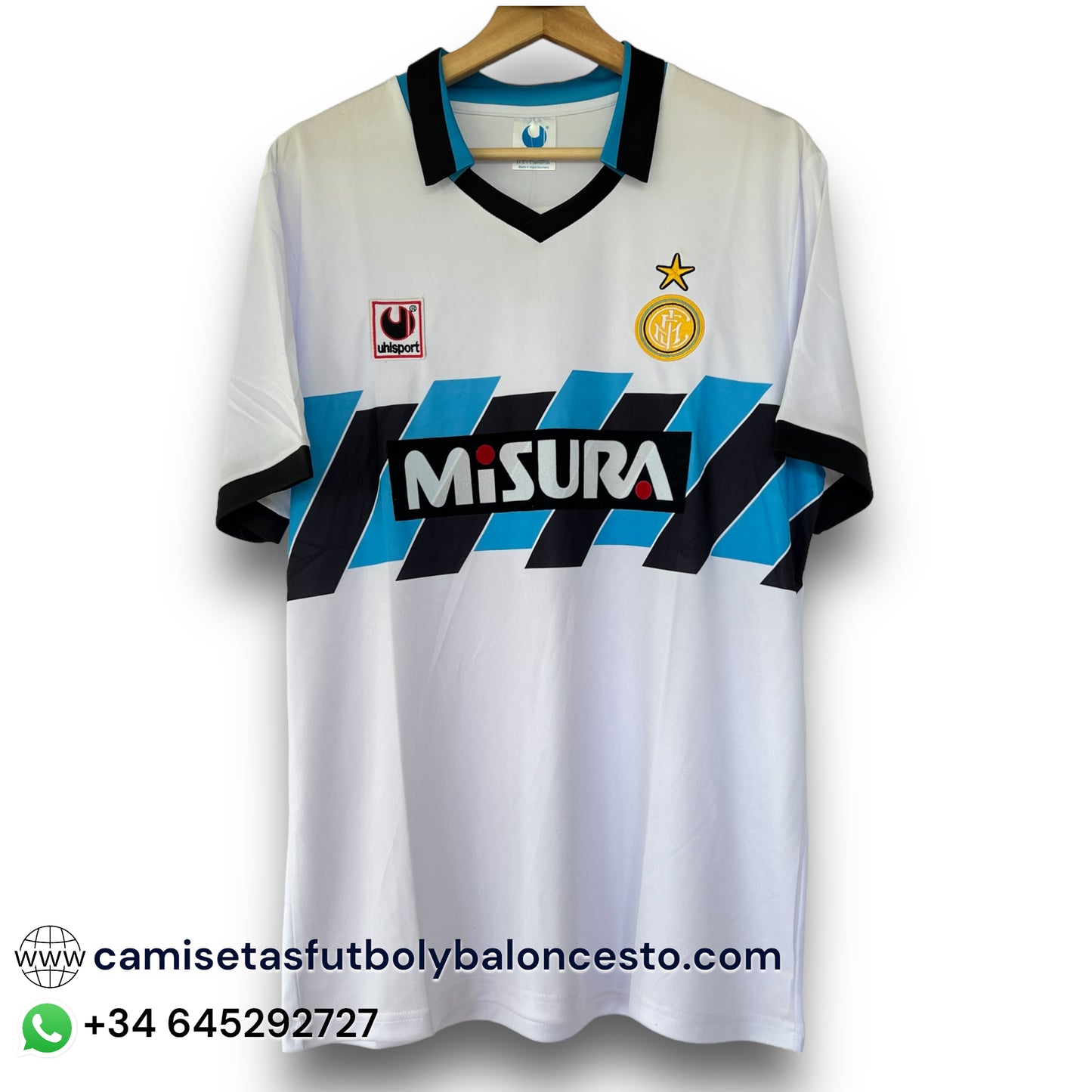 Camiseta Inter de Milán 1990-1991 Visitante