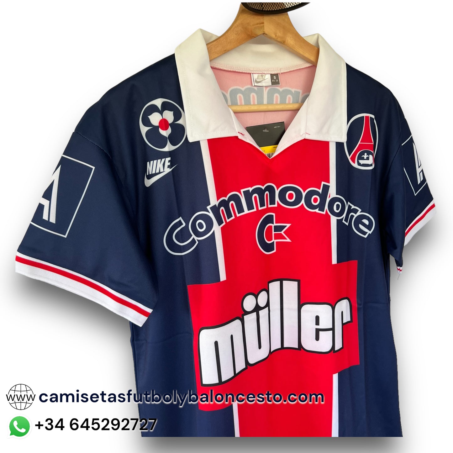 Camiseta PSG 1991-1992 Local