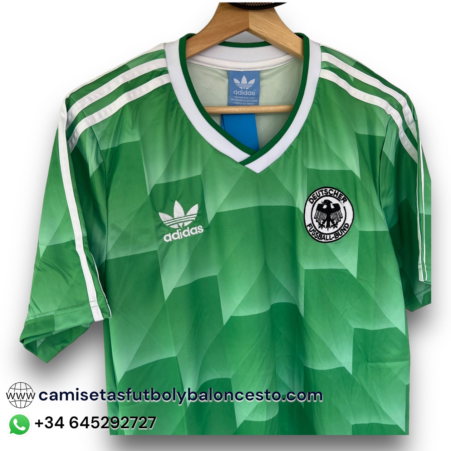 Camiseta Alemania 1990 Visitante