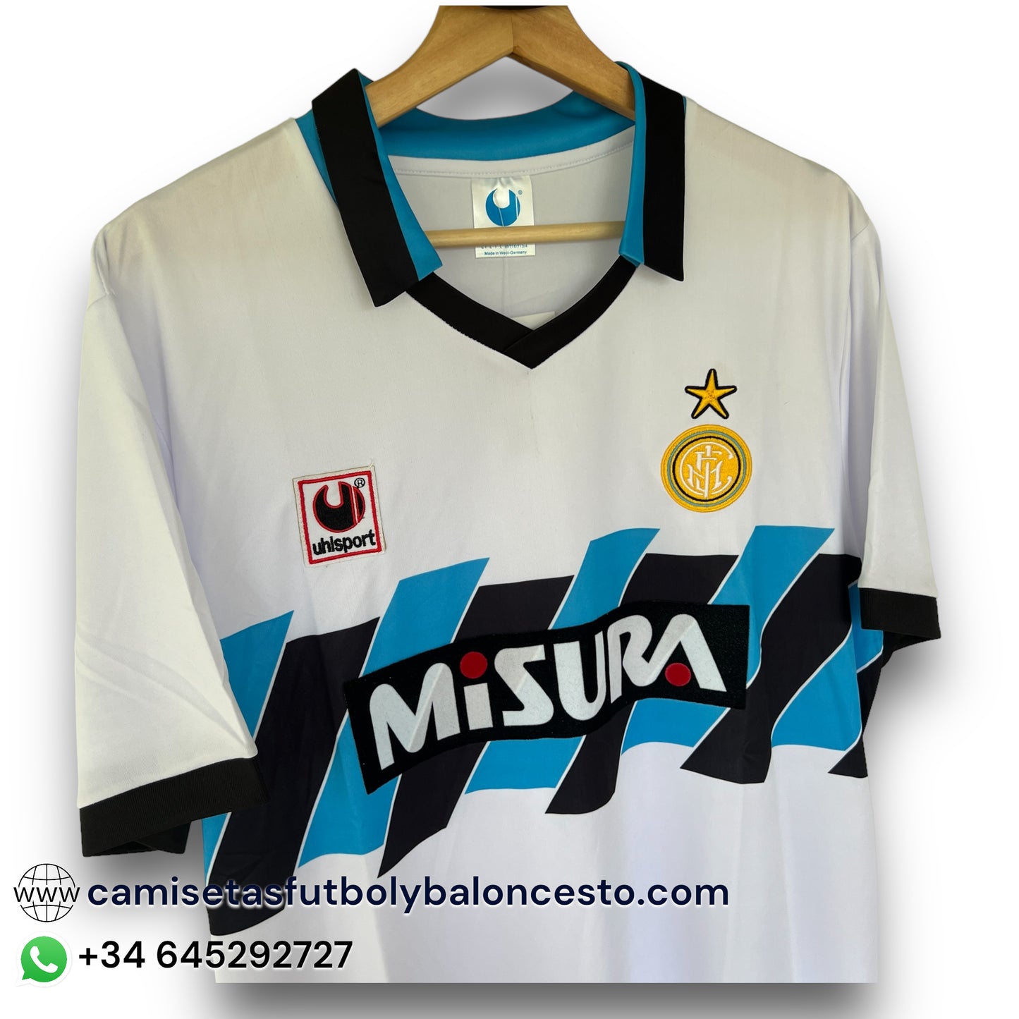 Camiseta Inter de Milán 1990-1991 Visitante