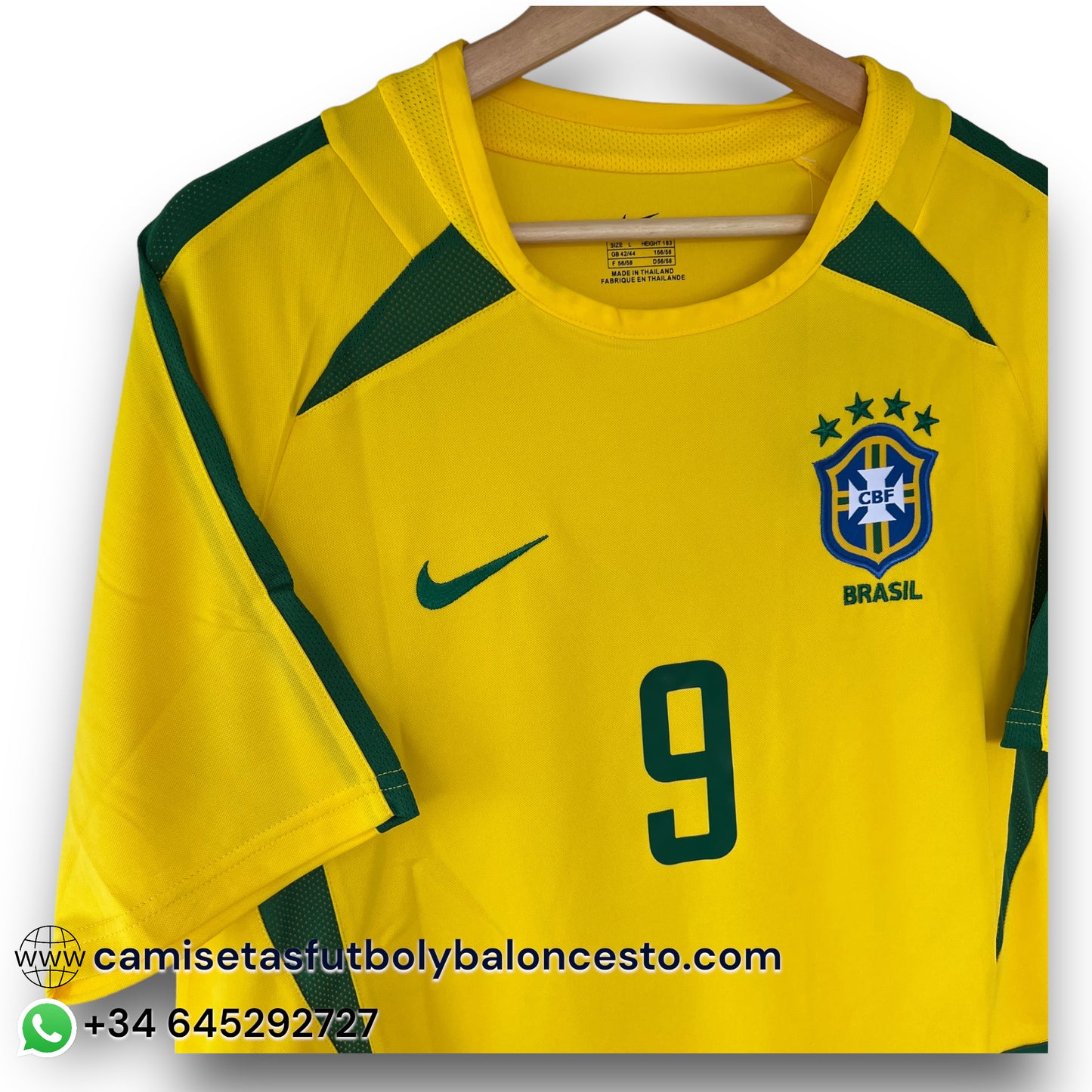 Camiseta Brasil 2002 Local