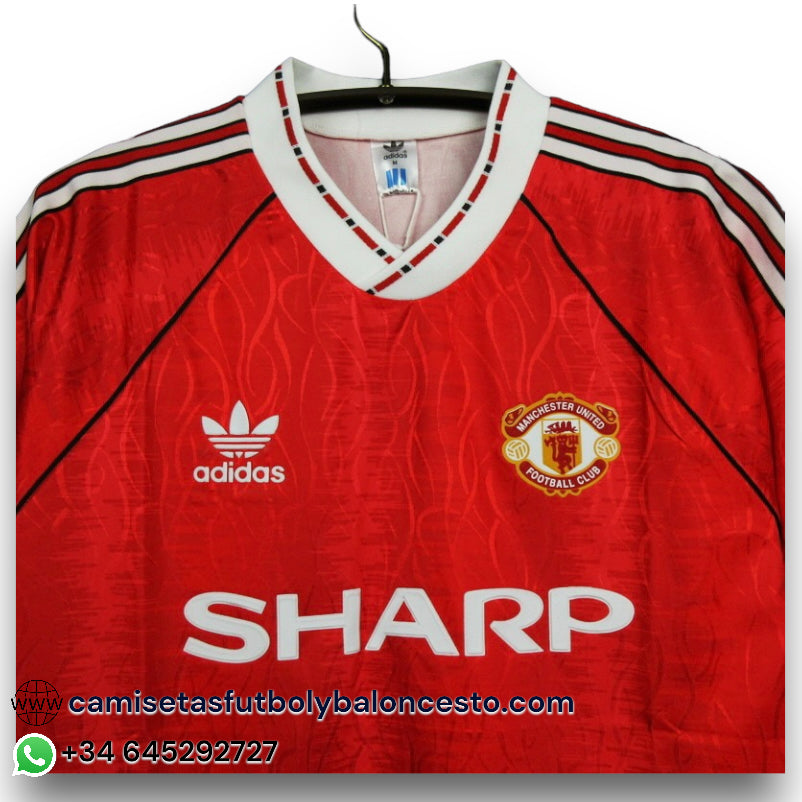 Camiseta Manchester United 1990-1992 Local