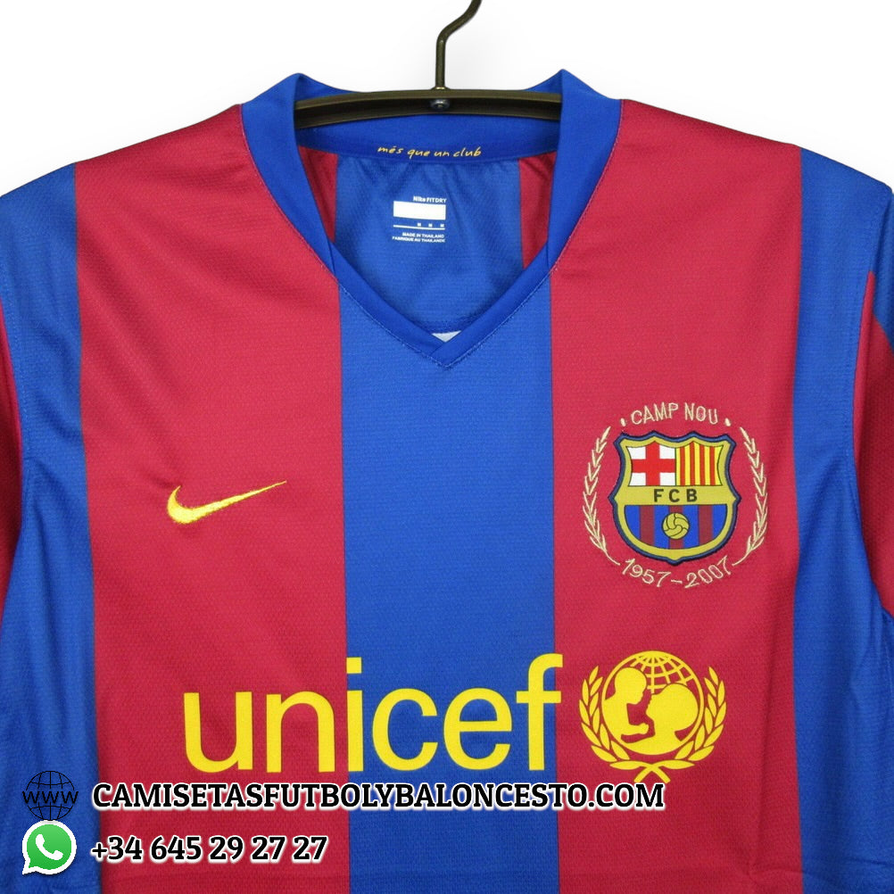 Camiseta Barcelona 2007-2008 Local