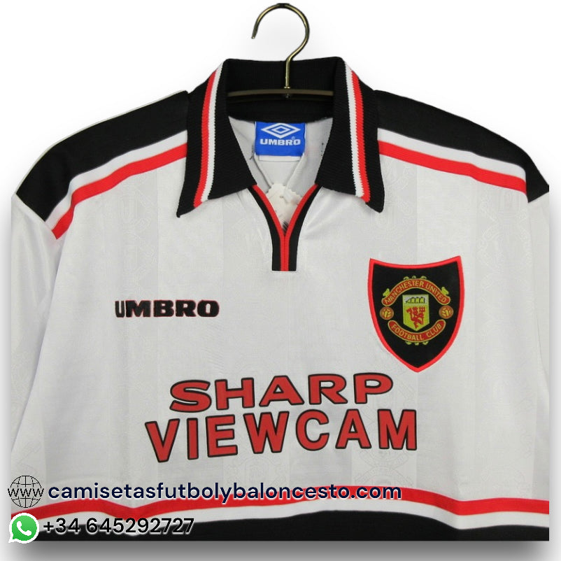 Camiseta Manchester United 1997-1999 Visitante Manga Larga