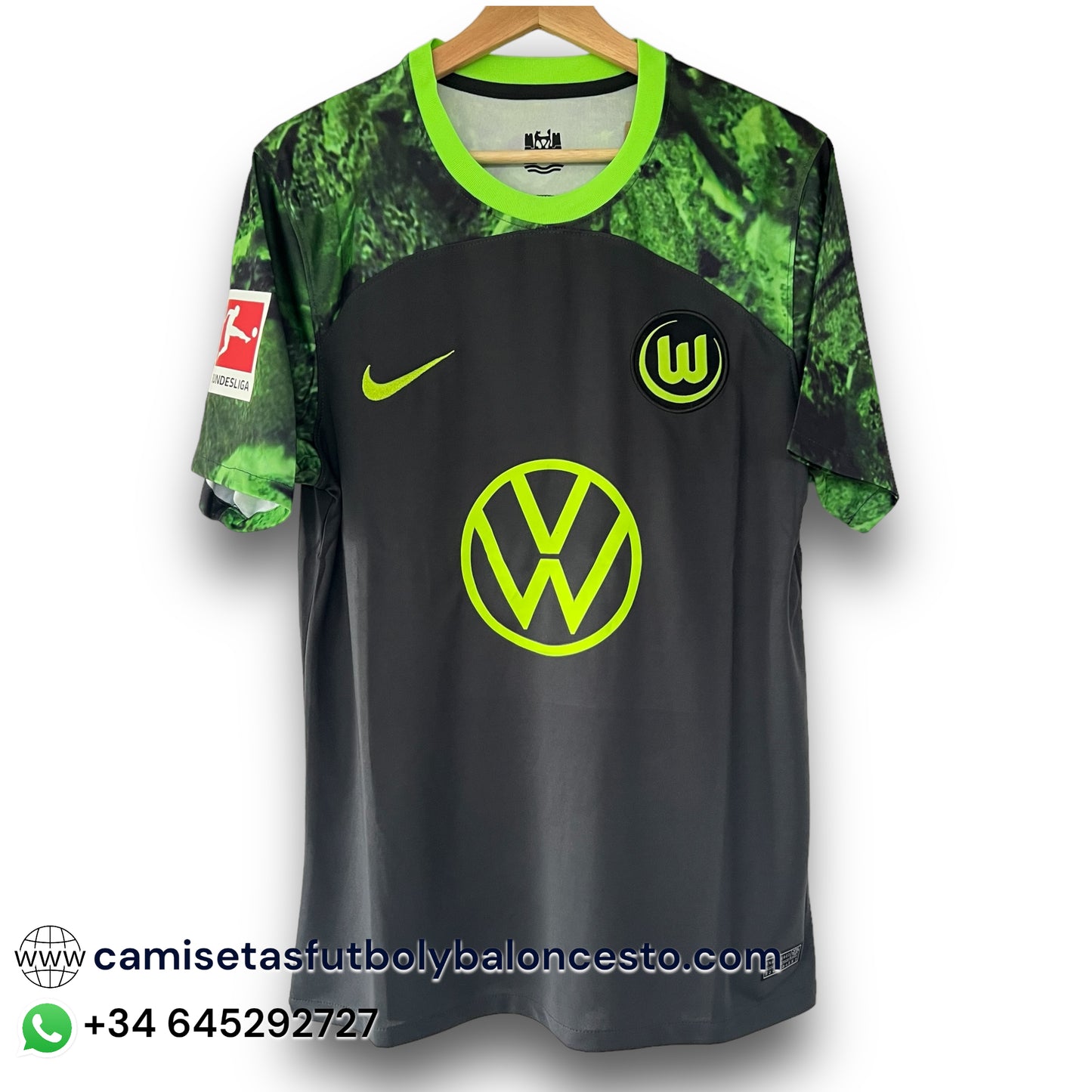 Camiseta Wolfsburg 23/24 Visitante