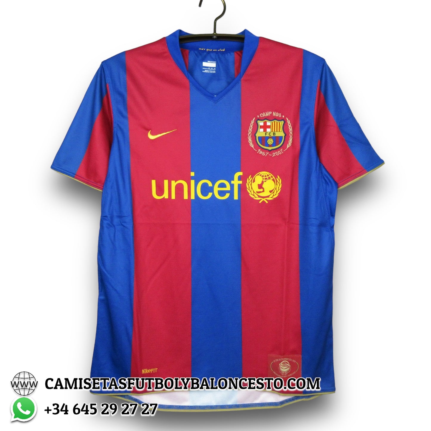 Camiseta Barcelona 2007-2008 Local