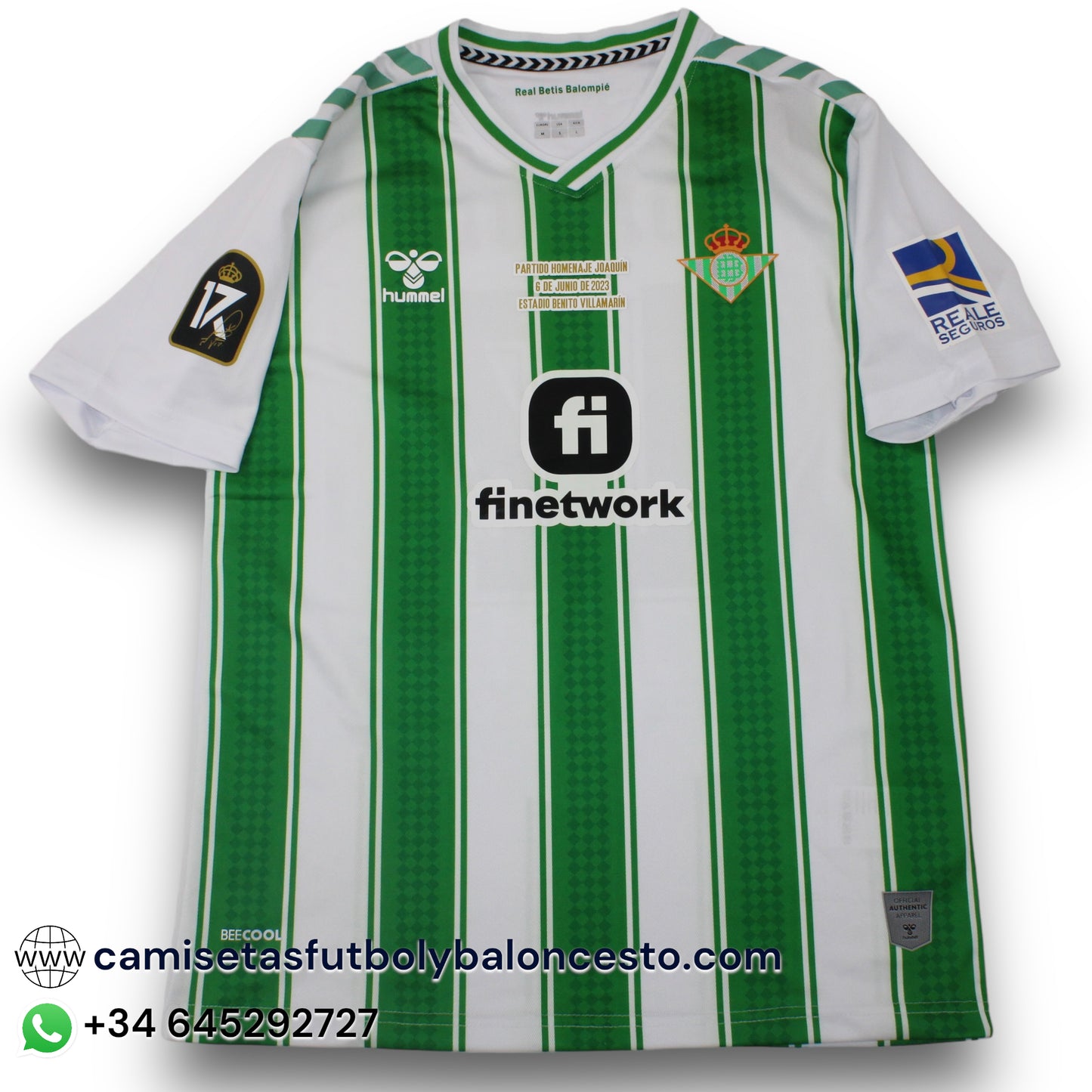 Camiseta Real Betis 2023-2024 Homenaje Joaquín