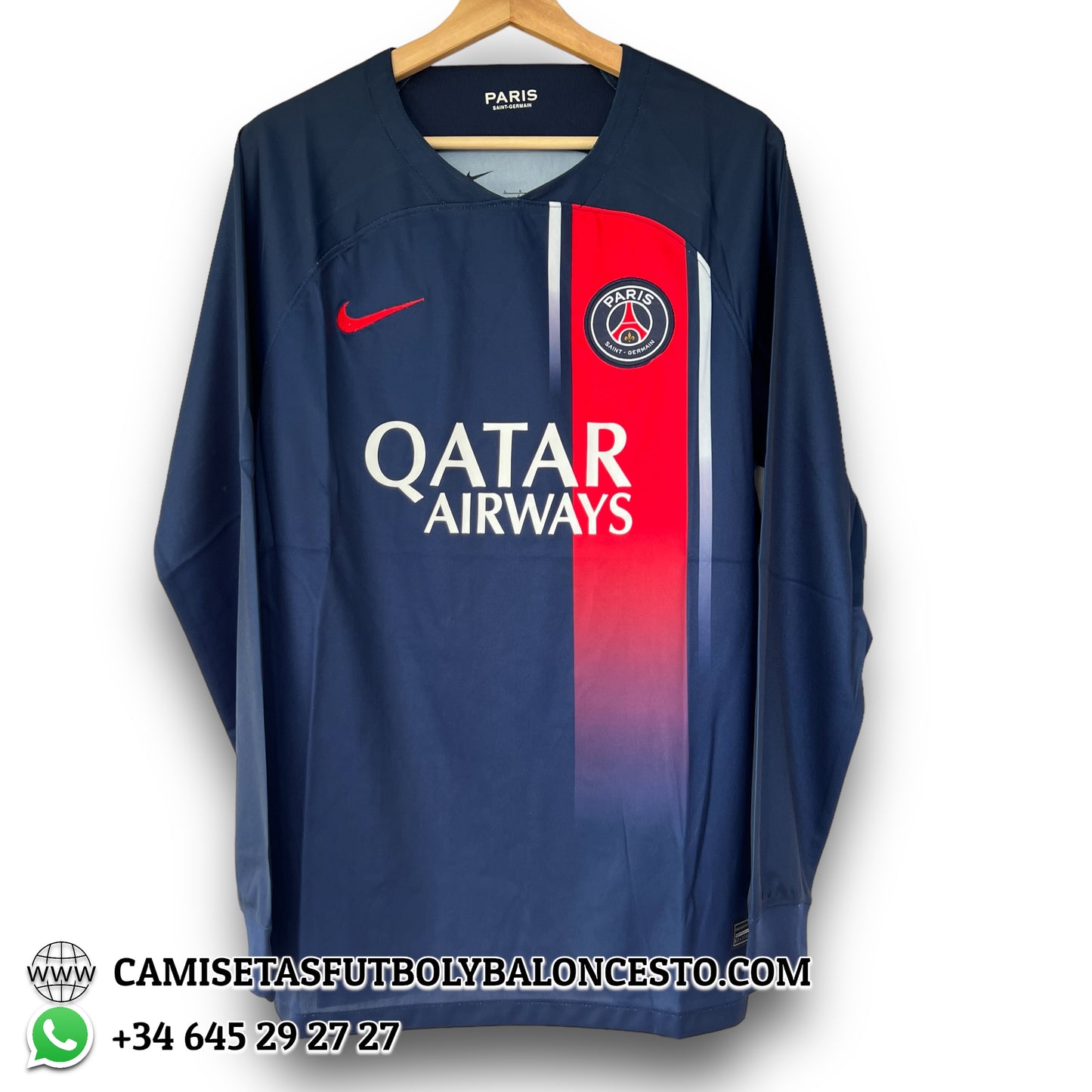 Camiseta PSG 2023-2024 Local Manga Larga