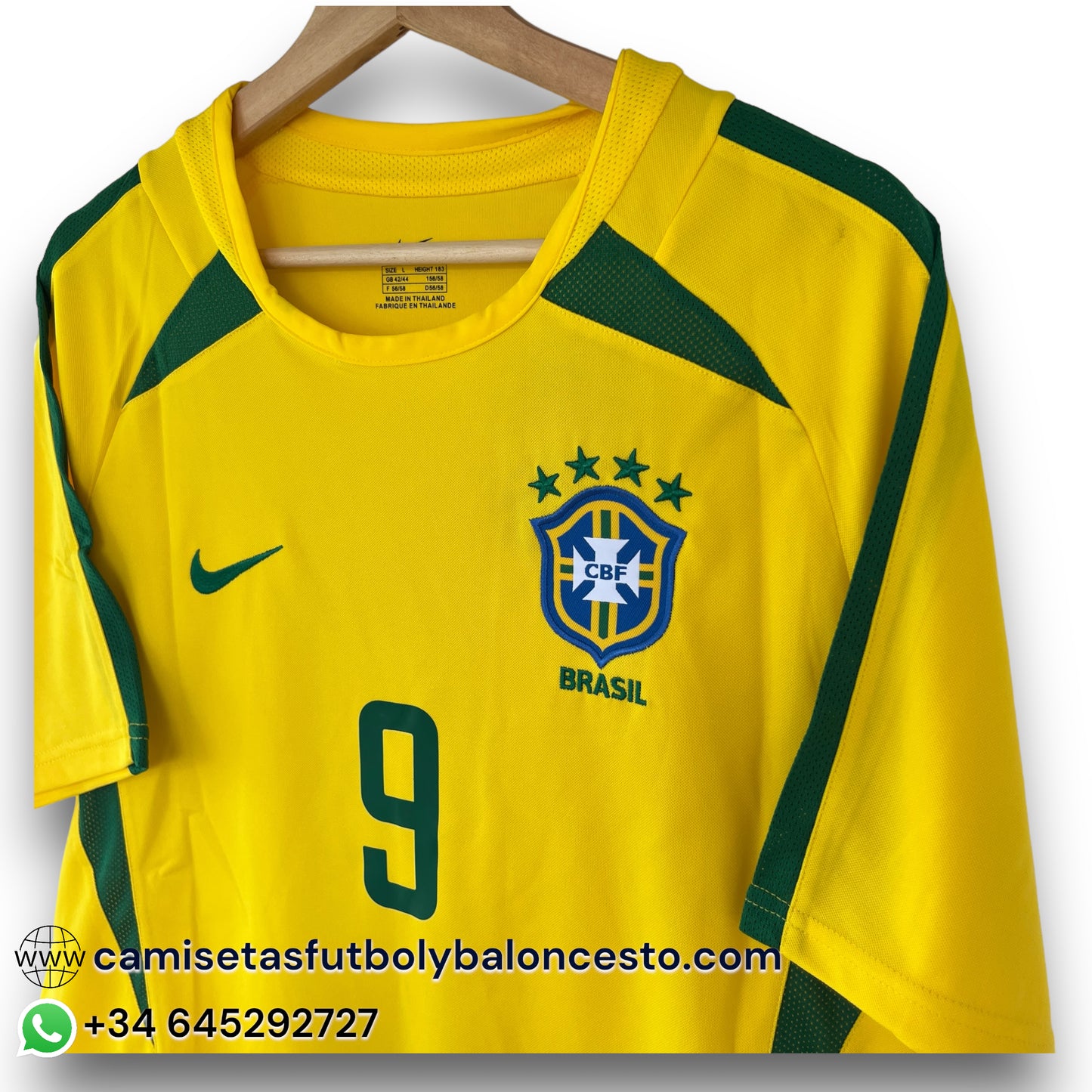 Camiseta Brasil 2002 Local