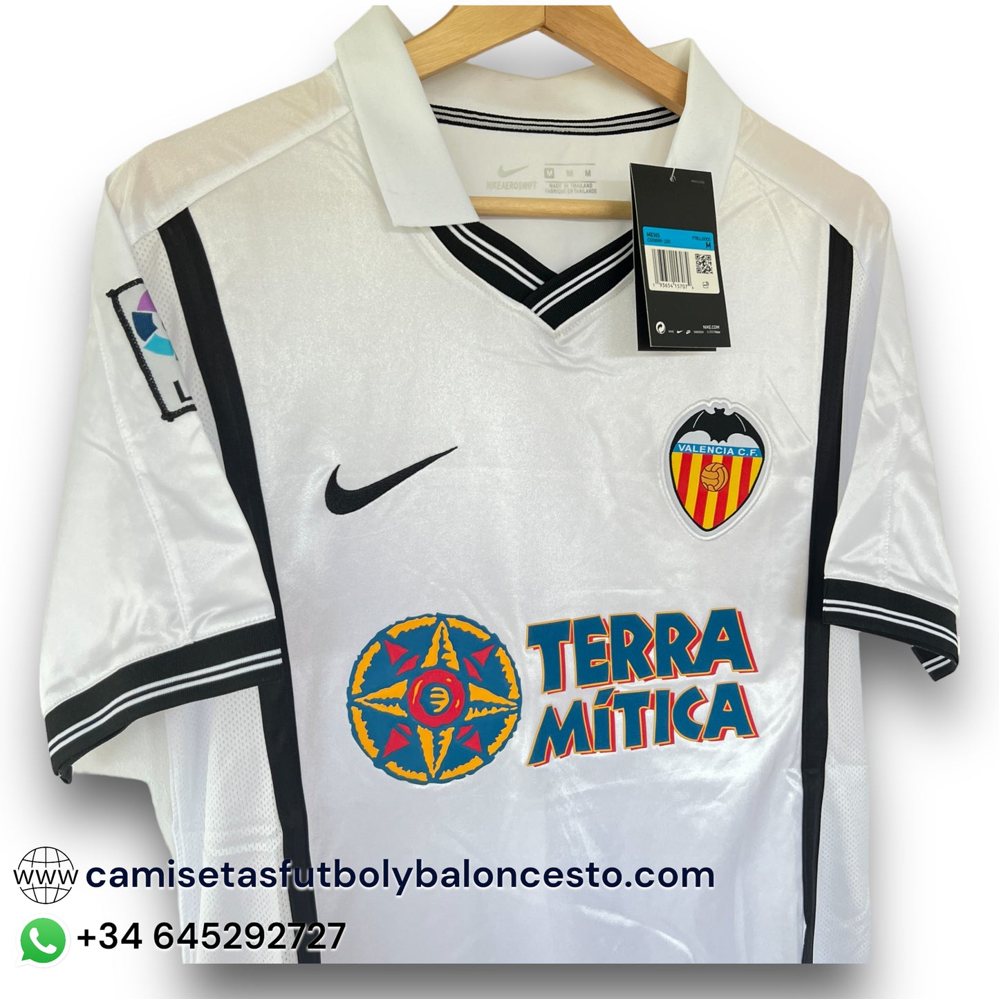 Camiseta Valencia CF 2000-2001 Local