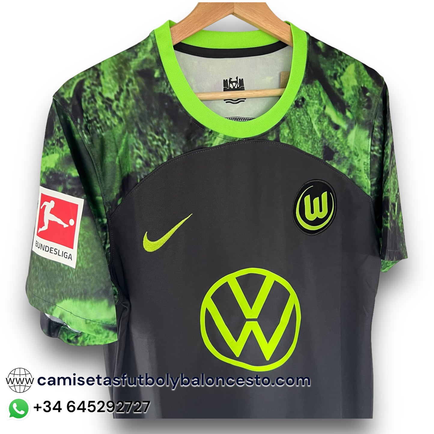 Camiseta Wolfsburg 23/24 Visitante