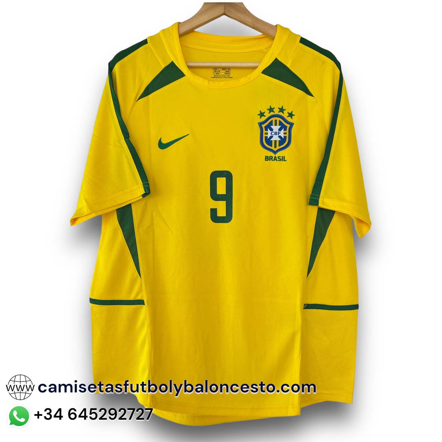 Camiseta Brasil 2002 Local