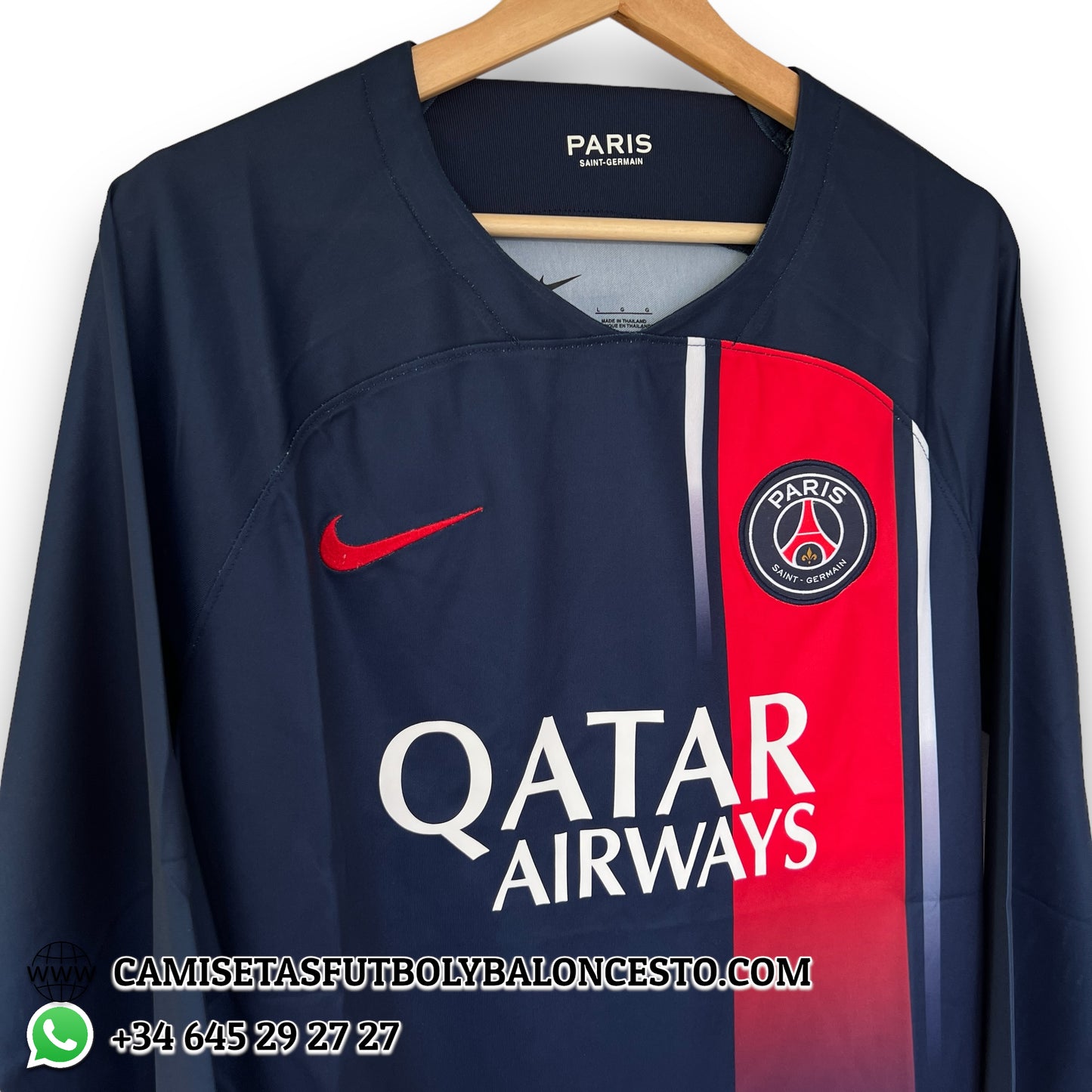 Camiseta PSG 2023-2024 Local Manga Larga