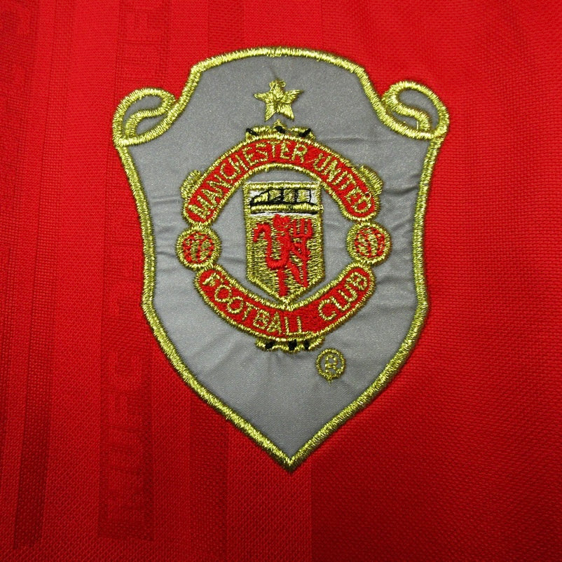 Camiseta Manchester United 1999-2000 Local Manga Larga - Final UCL