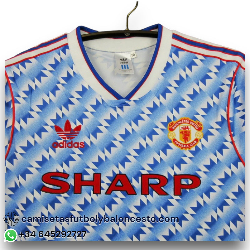 Camiseta Manchester United 1990-1992 Visitante