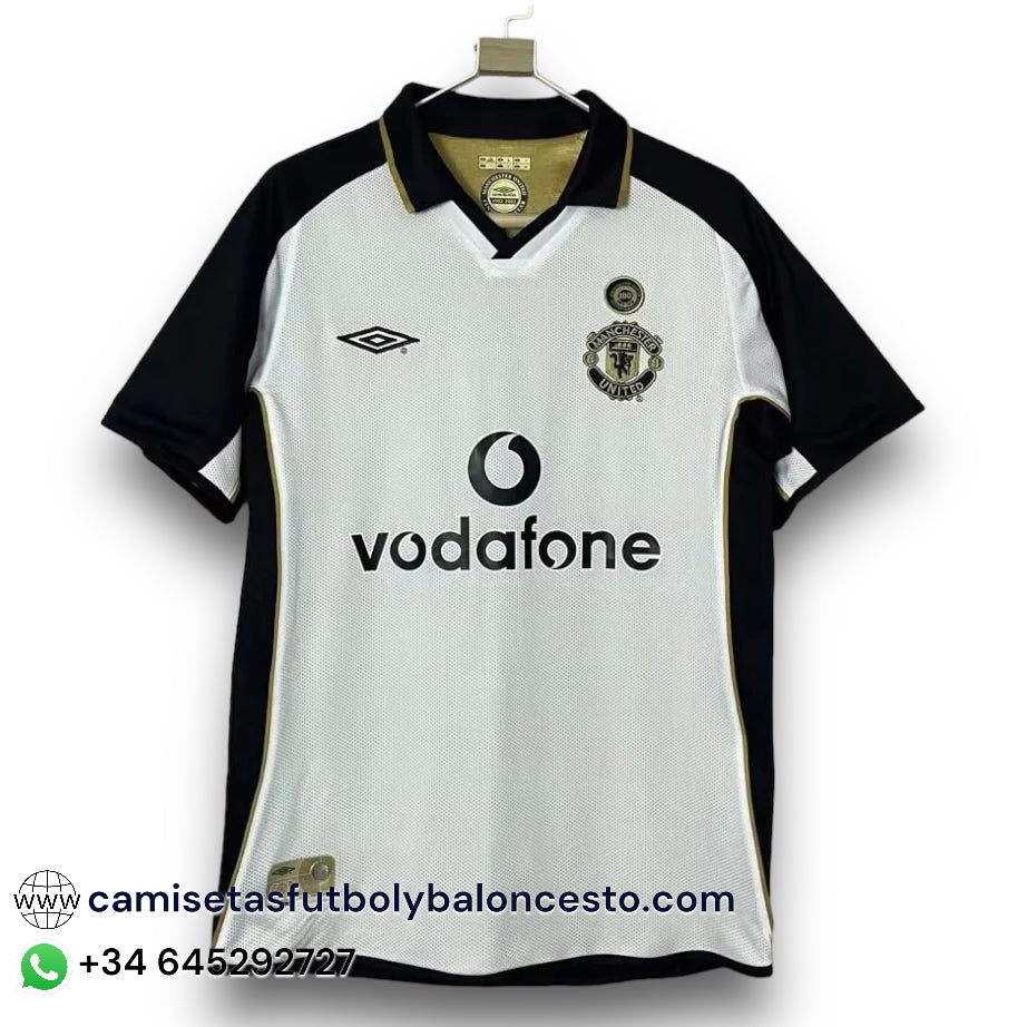 Camiseta Manchester United 2001-2002 Centenario (Reversible)