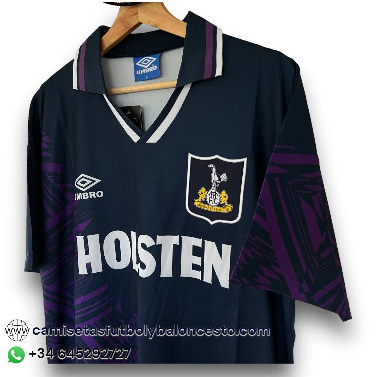 Camiseta Tottenham 1994-1995 Visitante