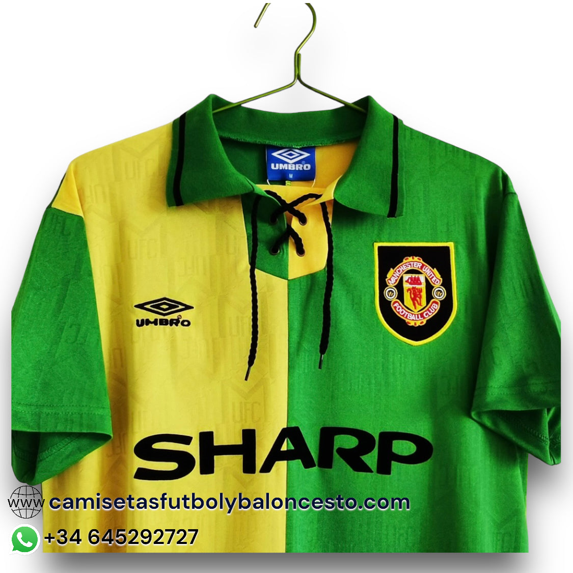 Camiseta Manchester United 1992-1994 Alternativa