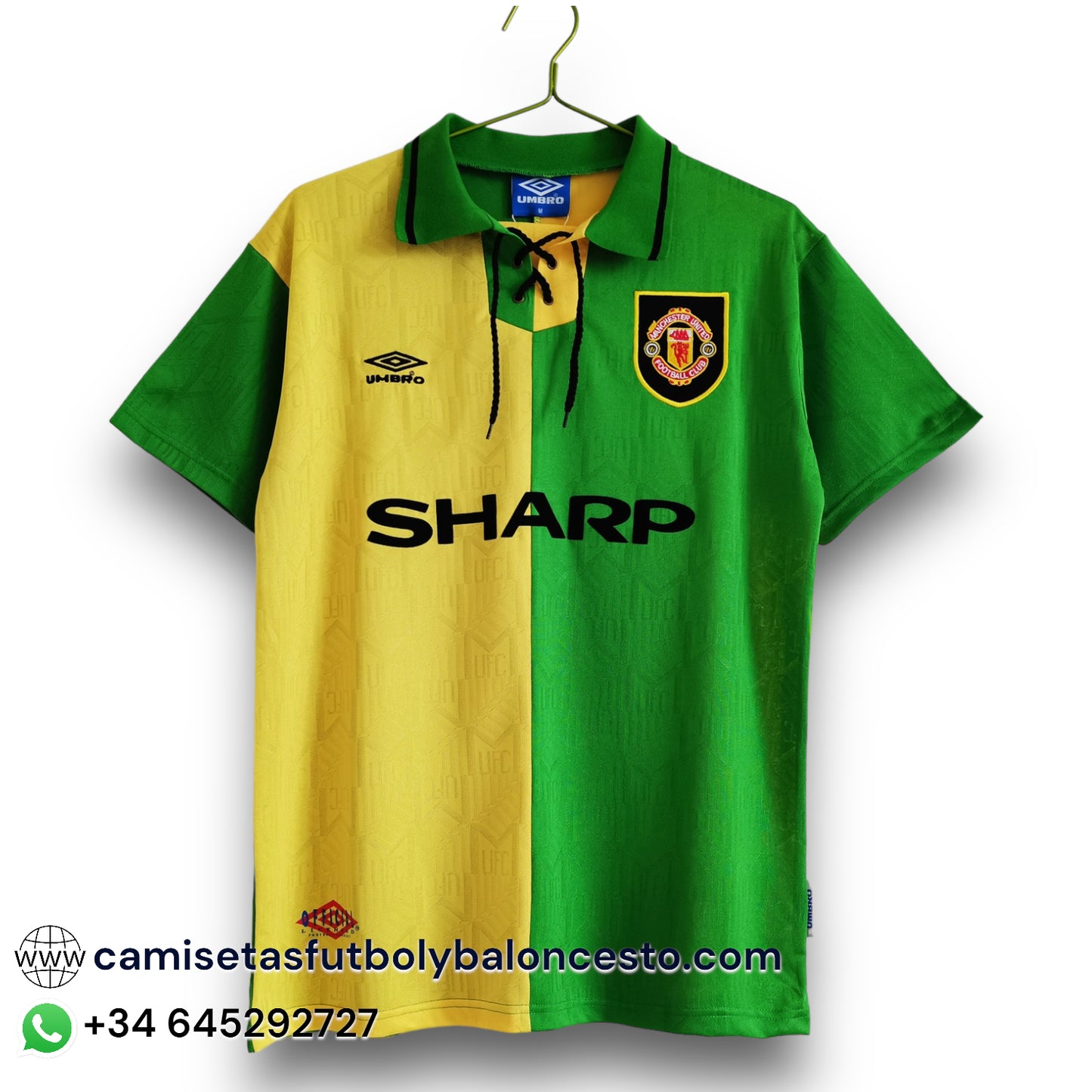 Camiseta Manchester United 1992-1994 Alternativa