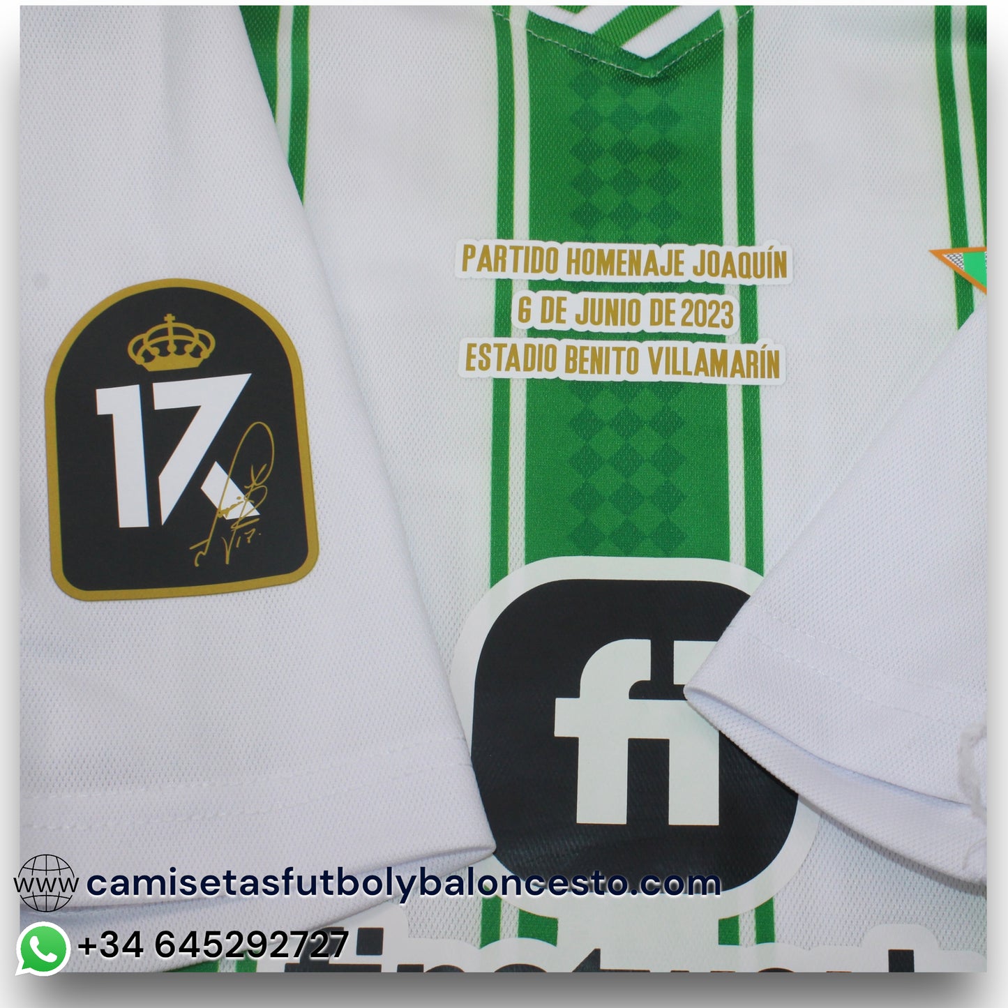 Camiseta Real Betis 2023-2024 Homenaje Joaquín