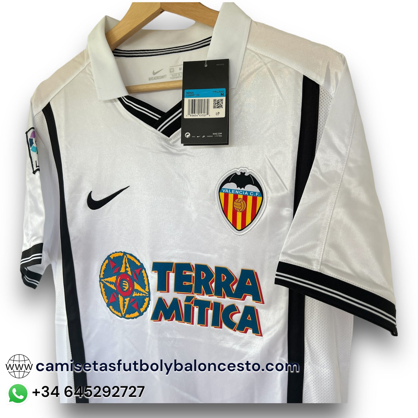 Camiseta Valencia CF 2000-2001 Local