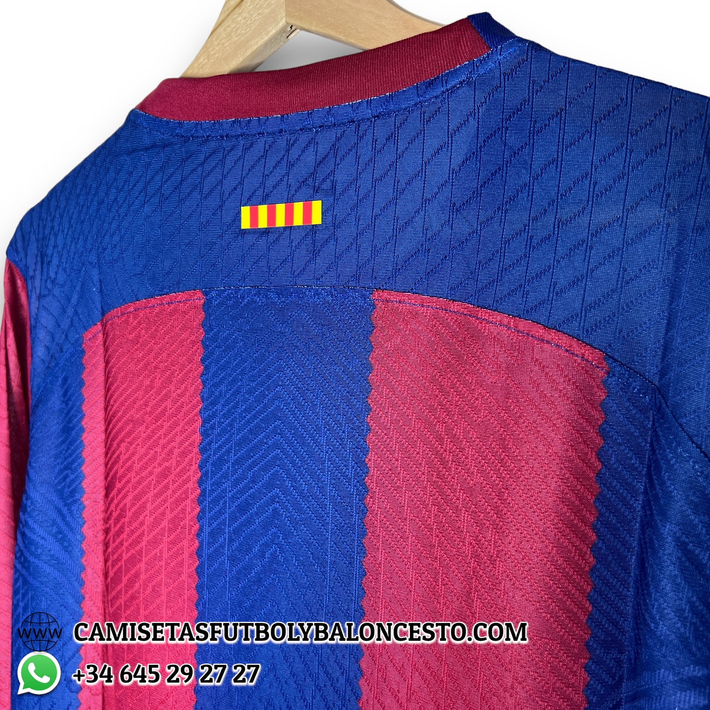 Camiseta Barcelona 2023-2024 Local Manga Larga - Version Pro Player