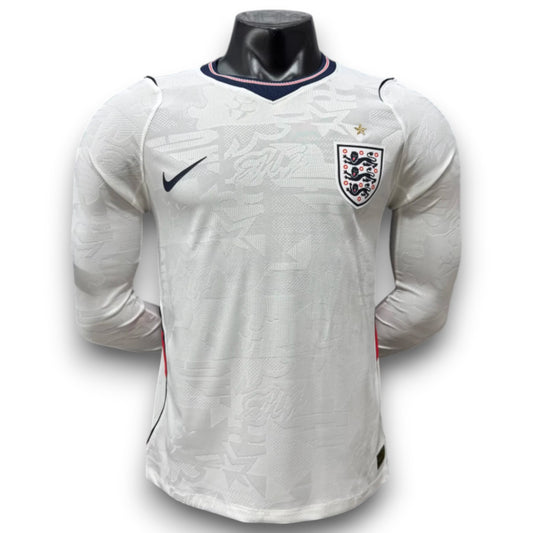 Camiseta Inglaterra 2026-2027 Local Manga Larga - Version Pro Player