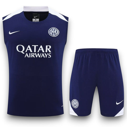 Conjunto Inter Milán 2025-2026 Azul - Entrenamiento Tirantes