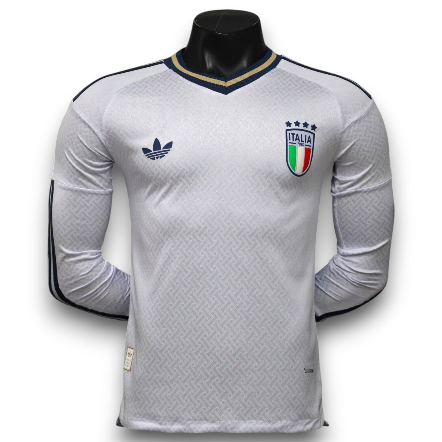 Camiseta Italia 2026-2027 Visitante Manga Larga - Version Pro Player