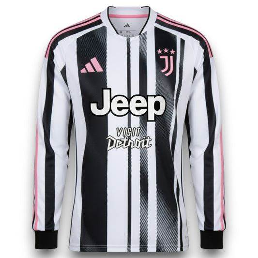 Camiseta Juventus 2025-2026 Local Manga Larga