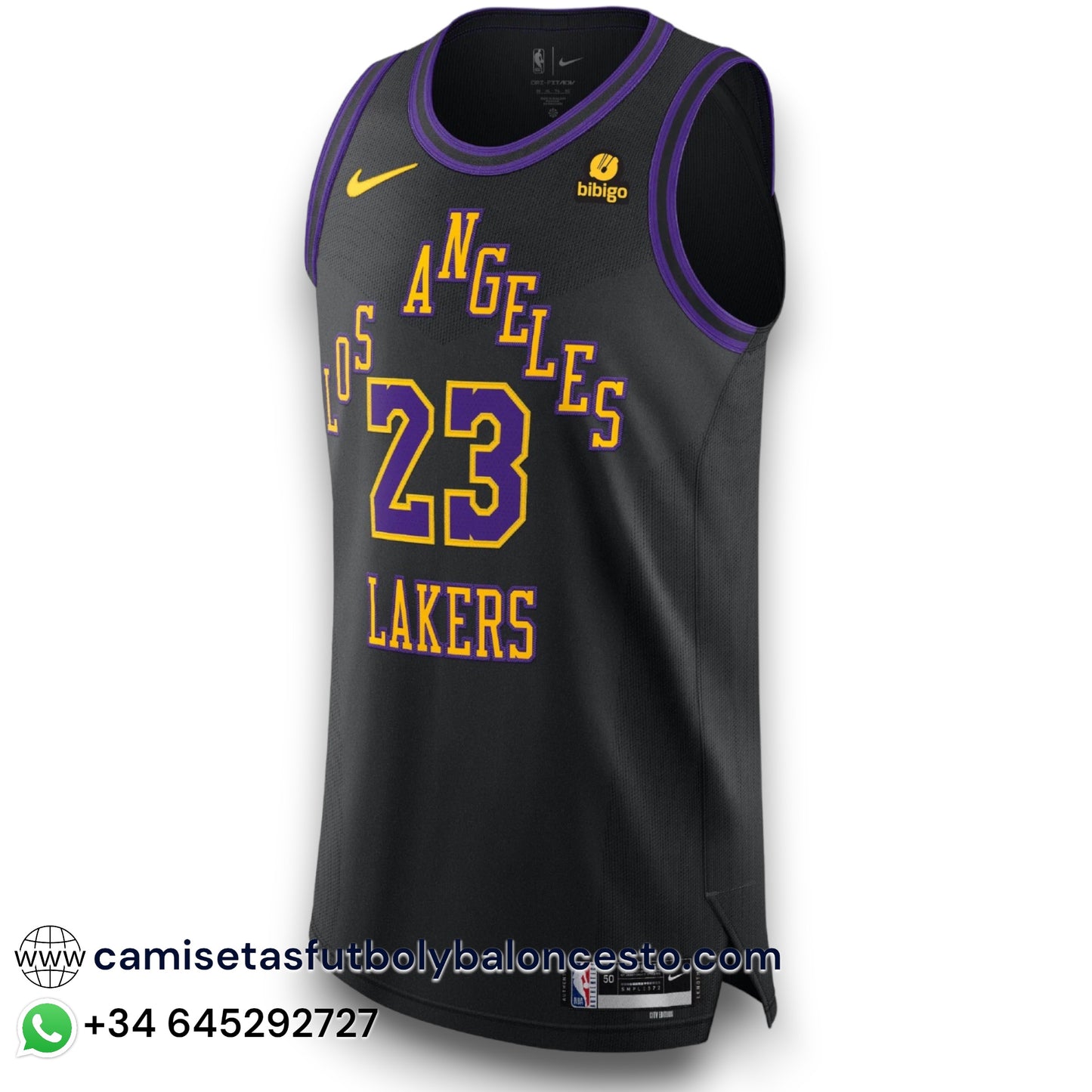 Camiseta Los Angeles Lakers City Edition 2023-2024