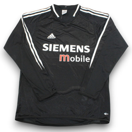 Camiseta Real Madrid 2004-2005 Visitante Manga Larga