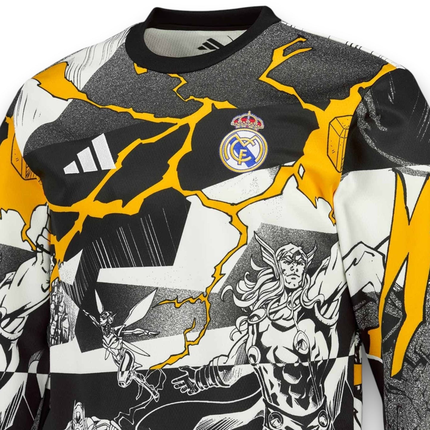 Camiseta Real Madrid x Marvel 2025-2026 Manga Larga