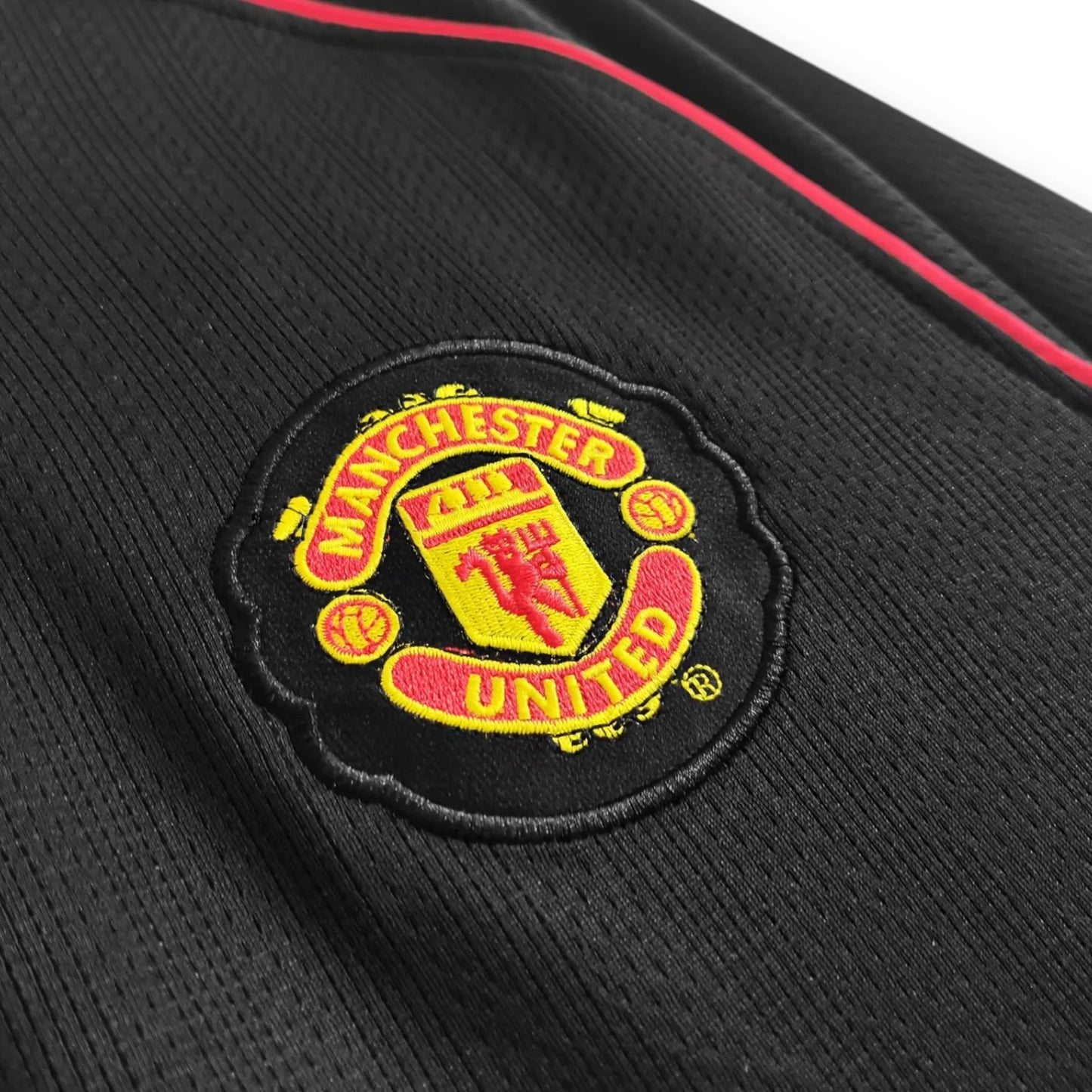 Camiseta Manchester United 2007-08 Visitante Manga Larga