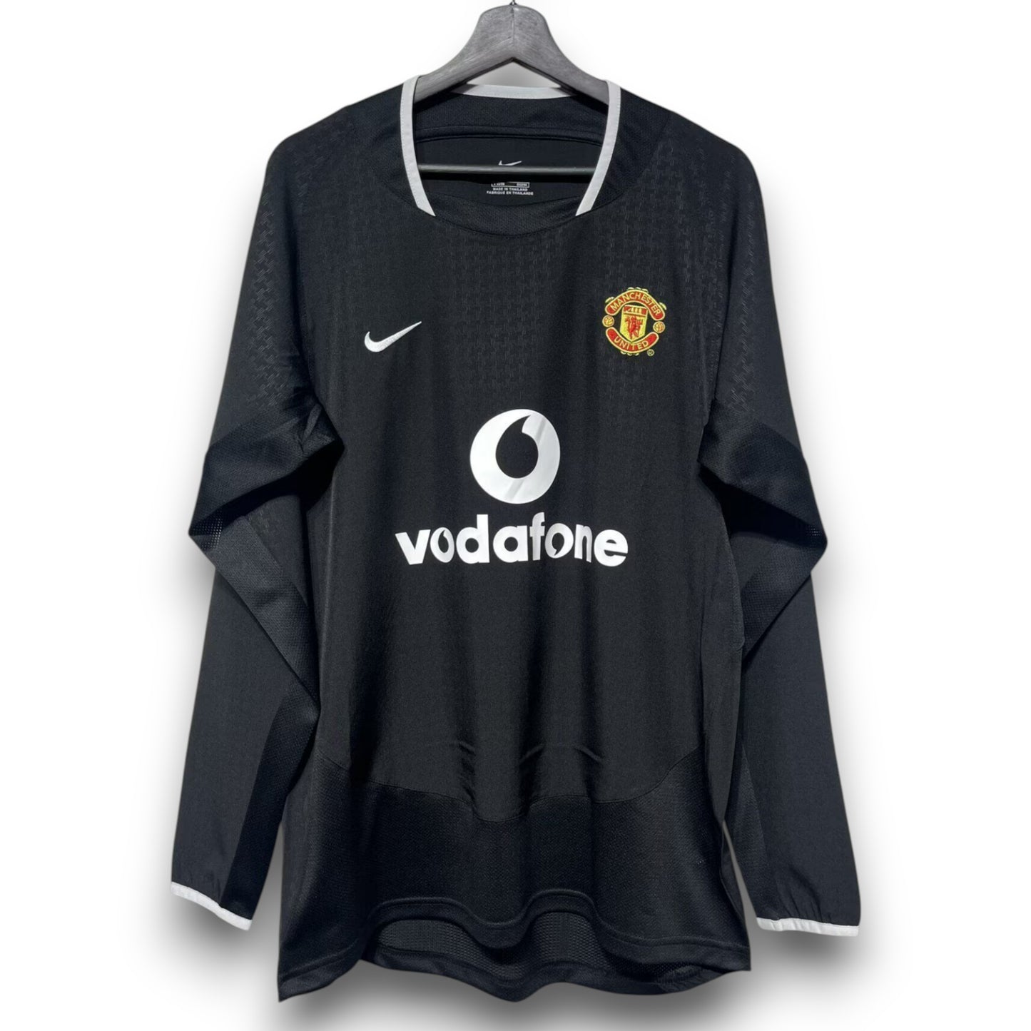 Camiseta Manchester United 2003-2004 Visitante - Manga Larga