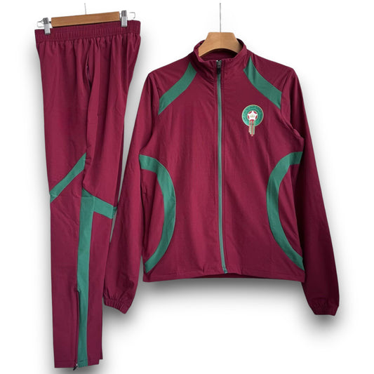 Chándal Marruecos 2025-2026 Local - Cremallera