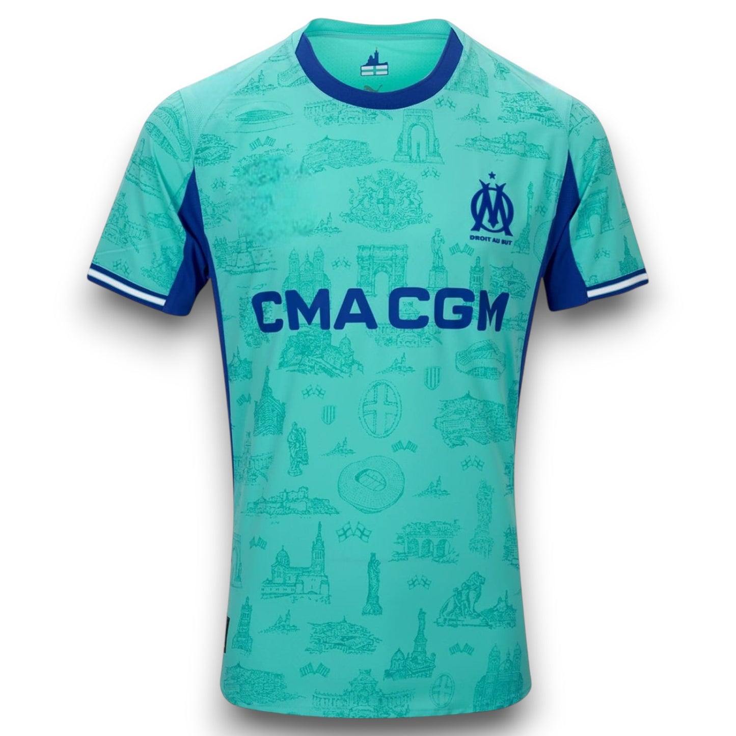 Camiseta Olympique Marsella 2025-2026 Portero Cuarta