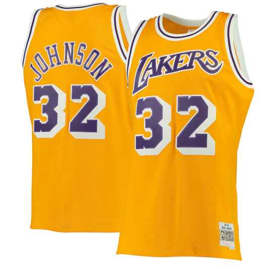Camiseta Los Angeles Lakers - Magic Johnson - Mitchell and Ness