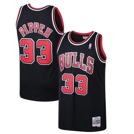 Camiseta Chicago Bulls Pippen - Mitchell & Ness- Black