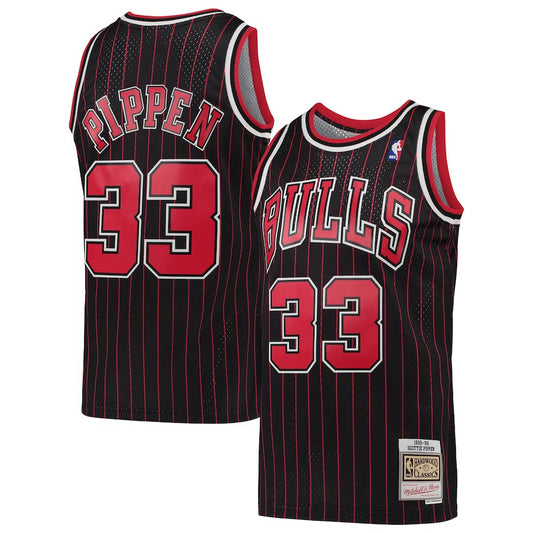 Camiseta Chicago Bulls Pippen - Mitchell & Ness- Stripe
