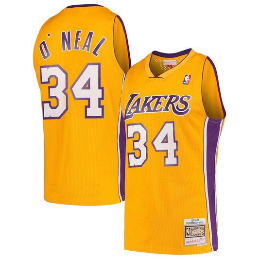 Camiseta Los Angeles Lakers - O'Neal - Mitchell and Ness